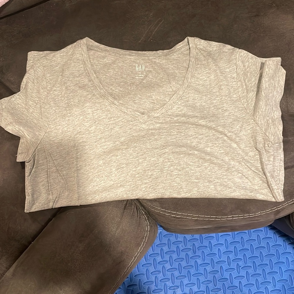 Gray v neck